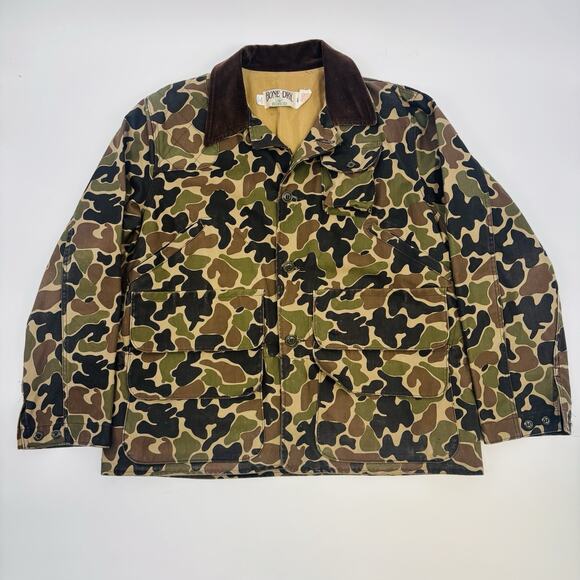Bone-Dry By Redhead Other - Vintage 70’s Duck Camo Hunting Jacket Sz 46 XL Barn Coat USA Chore Coat Rare